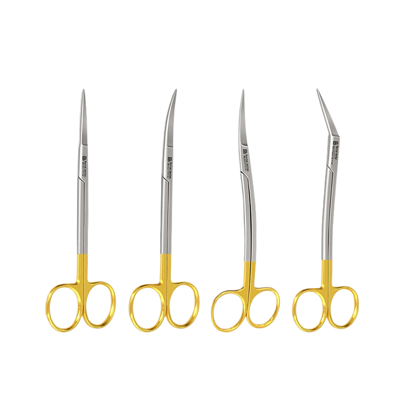 Medical Scissors - ステンレス鋼歯科外科はさみストレートと湾曲したはさみ鉗子医療ツール歯科手術器具