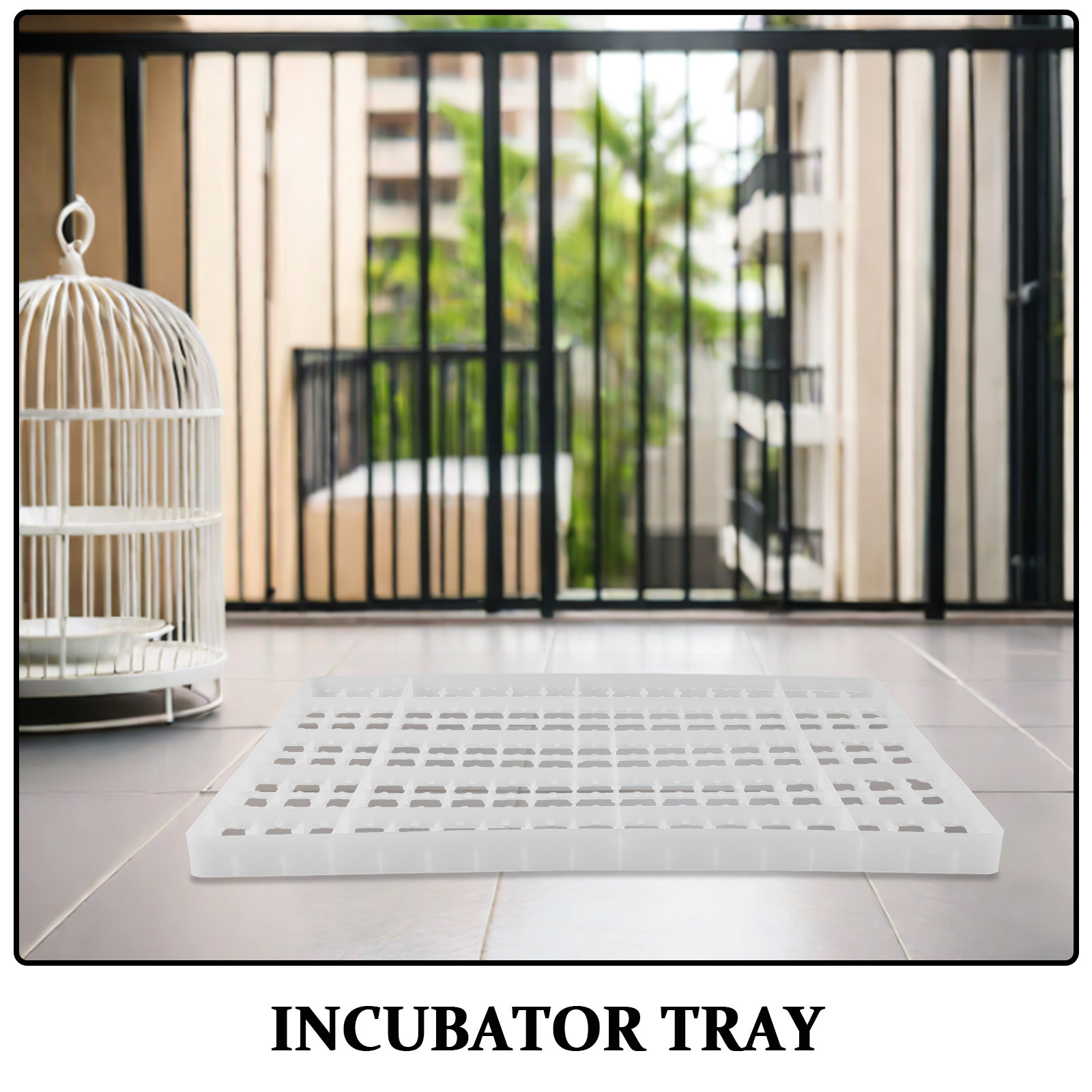 Lab Incubator - 2個入り卵孵化器トレイグリッド鶏卵孵化器トレイウズラの卵回転器アヒルウズラ鳥類家禽卵孵化アクセサリー