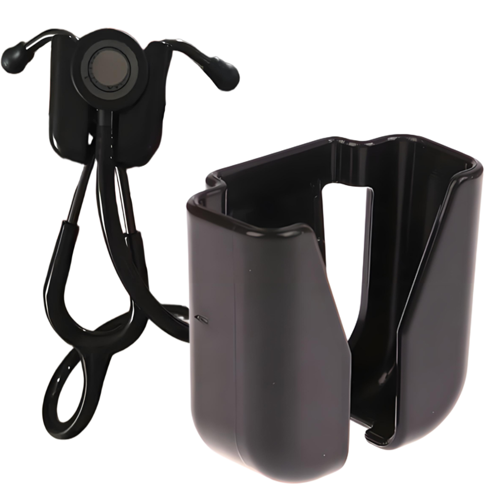 Stethoscope - ユニバーサル聴診器クリップヒップホルダープラスチック耐久性のあるファスナーベルトクリップホルダーメディカルケアアクセサリー