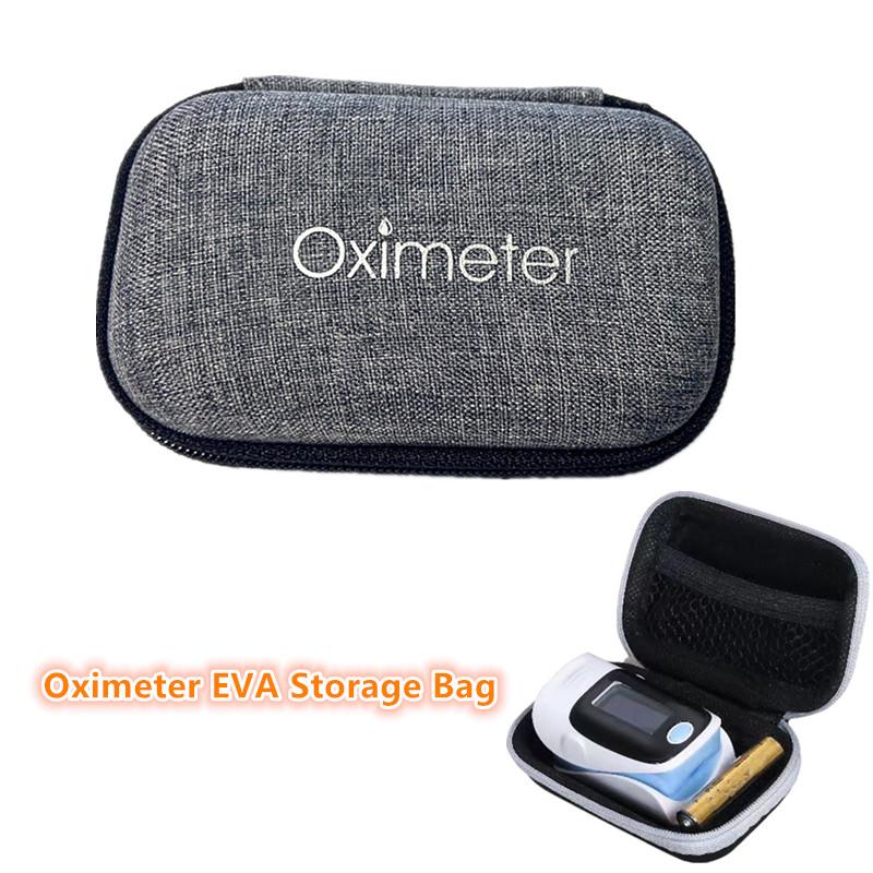 Pulse Oximeter - 【B】強化型パルスオキシメーター収納ケース。EVA製で、指先で測定するデラックス型血中酸素飽和度モニターを収納可能。ファスナー付きで、ご自宅での保管に最適。