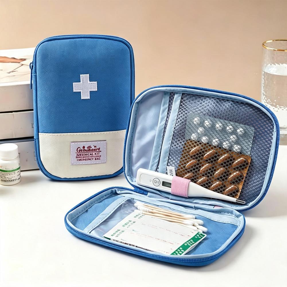 First Aid Kit - 大容量ポータブル救急キットバッグ、家庭、車、旅行、キャンプ、アウトドアサバイバル用緊急医療収納オーガナイザー