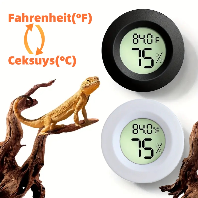 Thermometer Digital - ℉ / ℃ ミニ液晶デジタル温度計湿度計屋内電子温度テスターセンサー湿度計メーター検出器家庭用