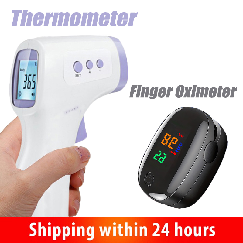 非接触型赤外線額温計または指先パルスオキシメーター、体温/血 - Pulse Oximeter のレビューと価格