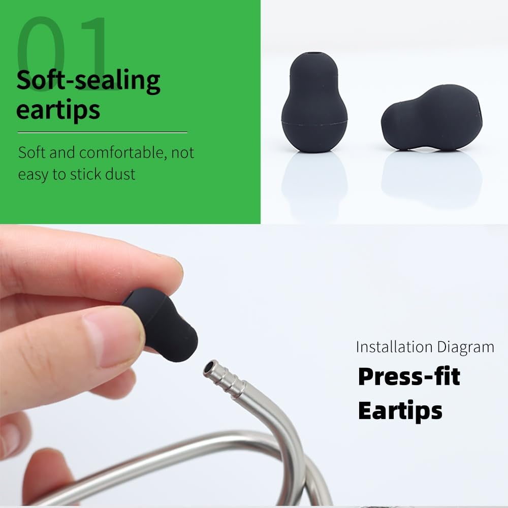 聴診器スペアパーツ交換用イヤーチップ調整可能なダイヤフラムリ - Stethoscope のレビューと価格