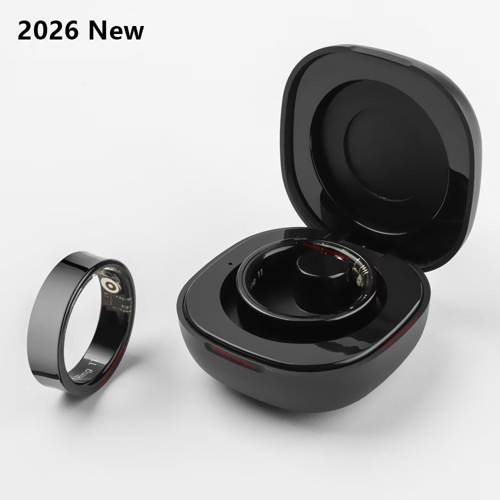 2026年新型R09スマートリング、充電ケース付き、男女兼用 - Blood Pressure Monitor のレビューと価格