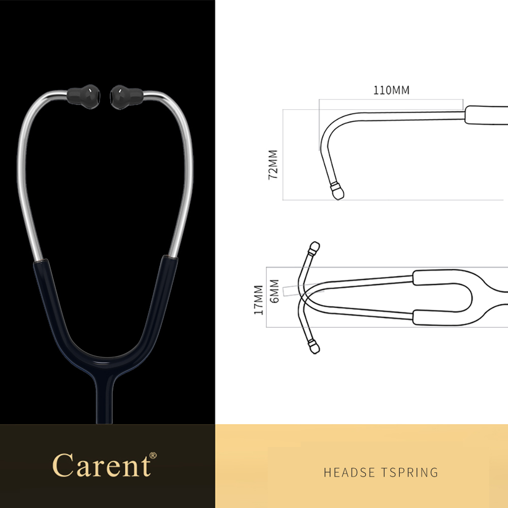 Carent ブラック医療聴診器ユニバーサルプロフェッショナ - Stethoscope のレビューと価格