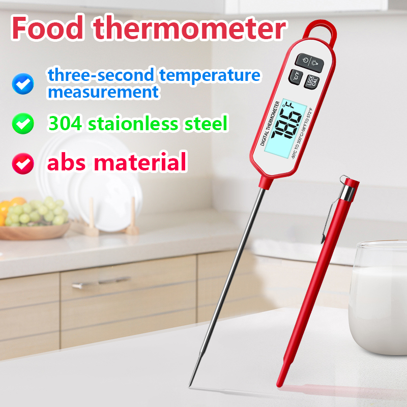 デジタル肉用温度計、インスタント読み取りバックライトディスプ - Thermometer Digital のレビューと価格