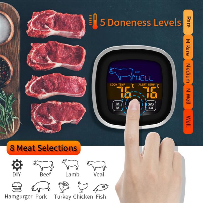 スーパーセール デジタルキッチン温度計 ステンレス製 防水  - Thermometer Digital のレビューと価格