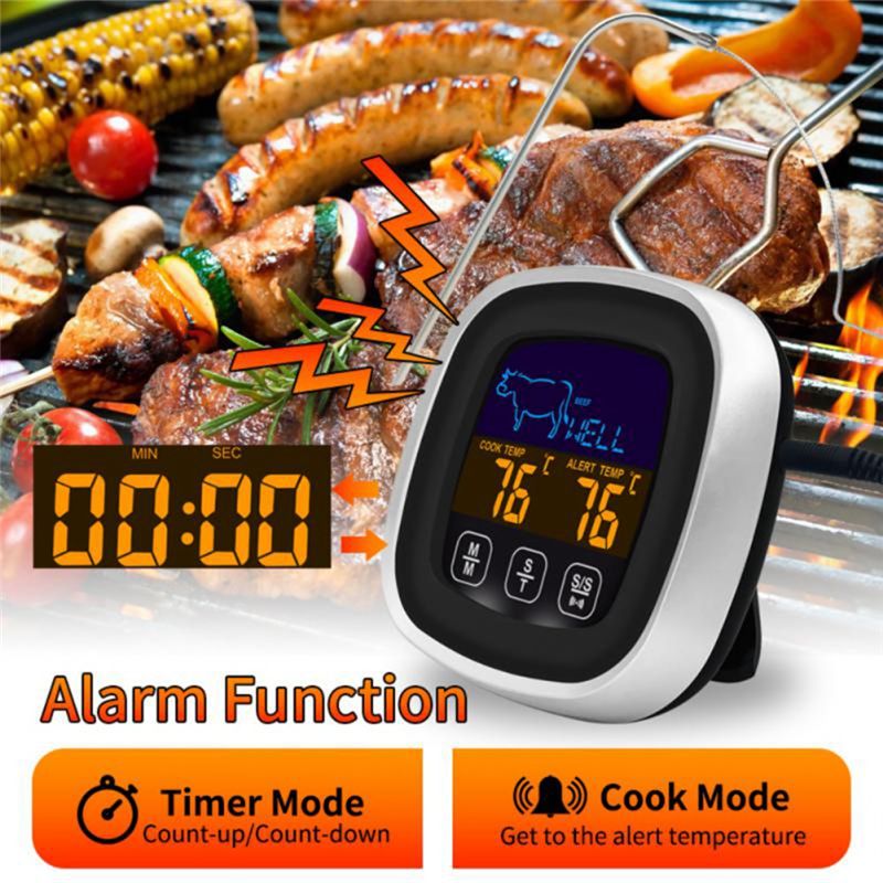 スーパーセール デジタルキッチン温度計 ステンレス製 防水  - Thermometer Digital のレビューと価格
