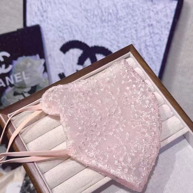 刺繍レースサンマスク 女性用 運転用 UV保護 通気性 調節 - Surgical Mask のレビューと価格