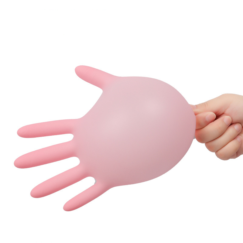 20/50/100 個ピンクニトリル手袋使い捨てラテックス手 - Medical Gloves のレビューと価格