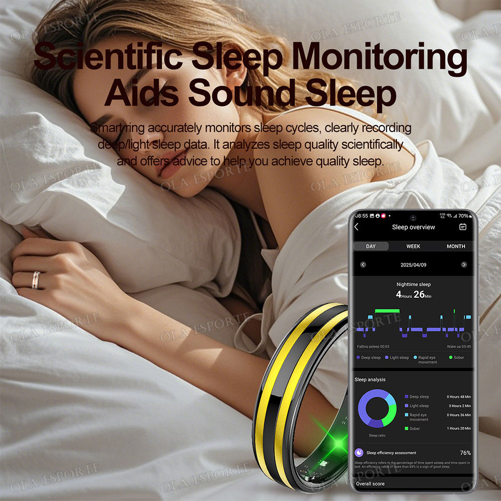 ジェスチャー感知スマートリング ヘルスモニター スマートリン - Blood Pressure Monitor のレビューと価格