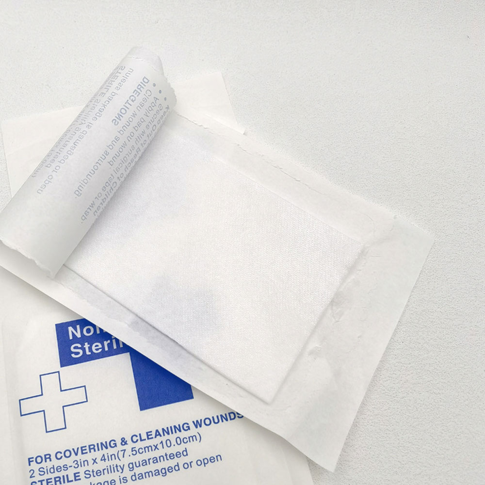 10 個 5*7.5 センチメートル 100% 綿防水ガーゼ - First Aid Kit のレビューと価格