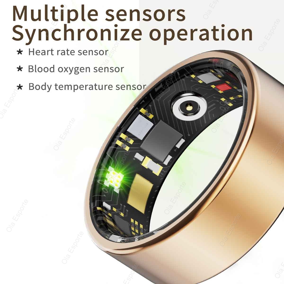 チタン合金スマートリング、血圧/酸素/心拍数モニター付き健康 - Blood Pressure Monitor のレビューと価格